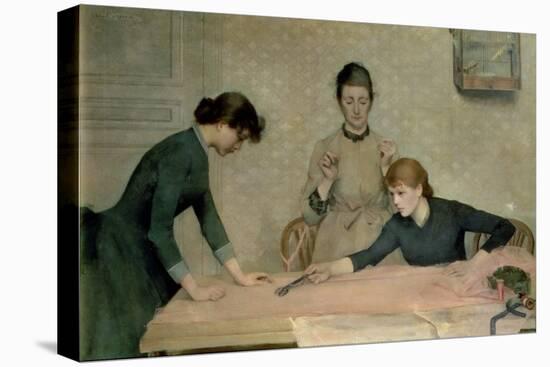 The Sewing Class-Alix d' Anethan-Premier Image Canvas