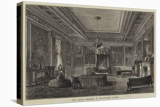 The Shah's Bedroom in Buckingham Palace-null-Premier Image Canvas