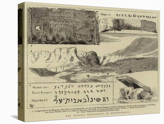 The Shapira Manuscript of Deuteronomy-null-Premier Image Canvas