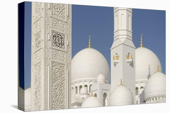 The Sheikh Zayed Grand Mosque, Abu Dhabi, United Arab Emirates, Middle East-Bruno Barbier-Premier Image Canvas