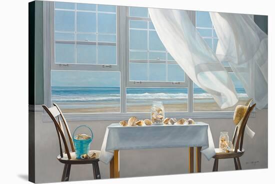 The Shell Collectors-Karen Hollingsworth-Stretched Canvas
