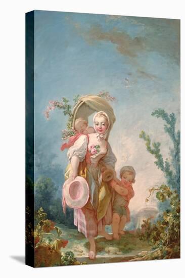 The Shepherdess, 1748-52-Jean-Honore Fragonard-Premier Image Canvas