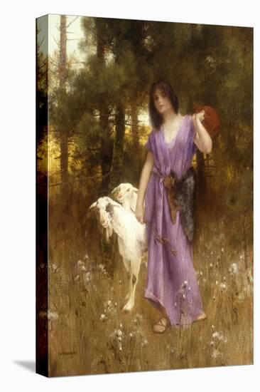 The Shepherdess-Carl Wunnenberg-Premier Image Canvas