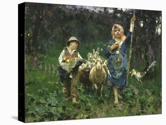 The Shepherdesses-Francesco Paolo Michetti-Premier Image Canvas