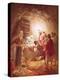 The Shepherds Finding the Infant Christ Lying in a Manger-William Brassey Hole-Premier Image Canvas