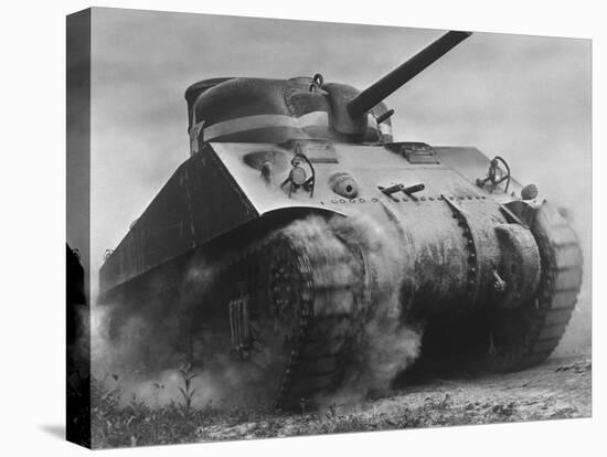 The Sherman Tank Was the Primary Battle Tank of the U. S. and Western Allies from 1942-45-null-Stretched Canvas