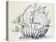 The Ship, C1850-1890-Stanislas Lepine-Premier Image Canvas