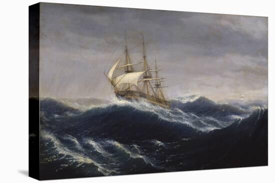 The Ship Ohio, 1829-Thomas Birch-Premier Image Canvas