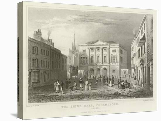 The Shire Hall, Chelmsford, Essex-William Henry Bartlett-Premier Image Canvas