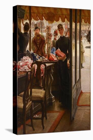 The Shopgirl, 1879-1885-James Jacques Joseph Tissot-Premier Image Canvas