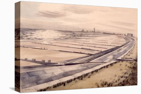 The Shore, Dymchurch, Kent, 1922 (W/C on Paper)-Paul Nash-Premier Image Canvas