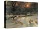 The Shortening Winter's Day-Joseph Farquharson-Stretched Canvas