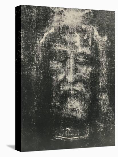 The Shroud of Turin (Sindone di Torino) - Turin Shroud (Sacra Sindone), Vintage Religious Art, 1898-Secondo Pia-Stretched Canvas