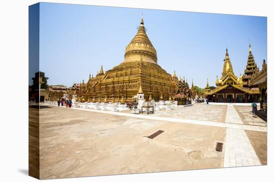 The Shwezigon Pagoda (Shwezigon Paya), a Buddhist Temple Located in Nyaung-U, a Town Near Bagan-Thomas L-Premier Image Canvas