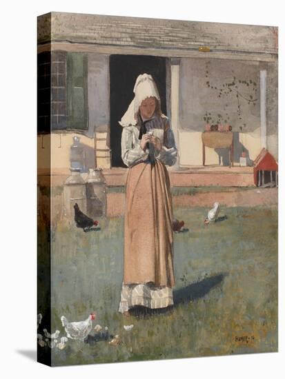 The Sick Chicken, 1874-Winslow Homer-Premier Image Canvas