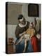 The Sick Child, Ca 1663-Gabriel Metsu-Premier Image Canvas