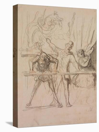 The Side-Show-Honoré Daumier-Premier Image Canvas