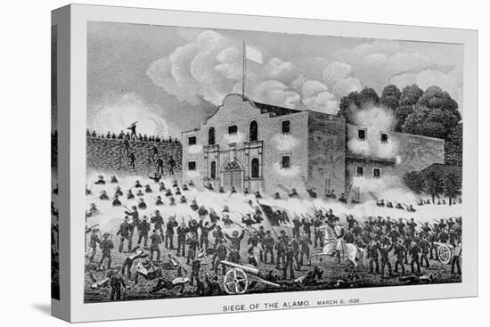 The Siege of the Alamo, 6th March 1836, from Texas, an Epitome of Texas History, 1897-null-Premier Image Canvas