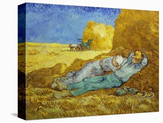 'The Siesta' or 'After Millet', 1889-1890-Vincent van Gogh-Premier Image Canvas