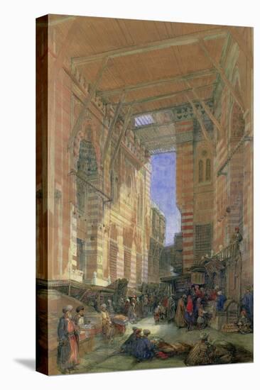 The Silk Mercers Bazaar of El-Ghooreeyeh, Cairo-David Roberts-Premier Image Canvas