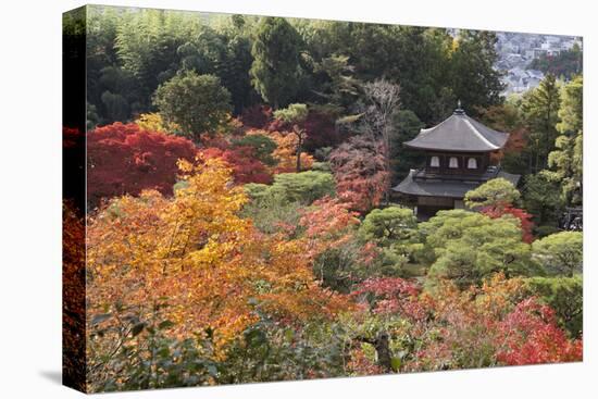 The Silver Pavilion and Gardens in Autumn-Stuart Black-Premier Image Canvas