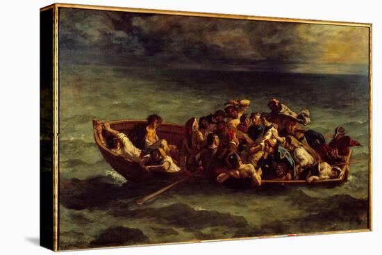 The Sinking of “Don Juan”. Illustration of the Book by George Gordon Byron Called Lord Byron (1788--Ferdinand Victor Eugene Delacroix-Premier Image Canvas
