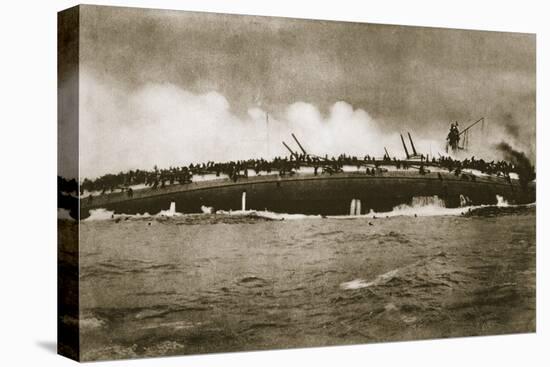 The sinking of the German cruiser 'Blücher' in the North Sea, World War I, January 24, 1915-Unknown-Premier Image Canvas