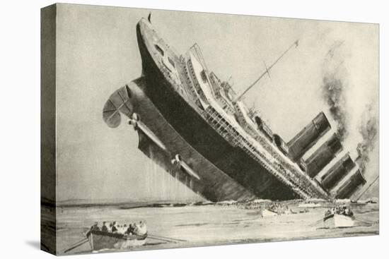 The Sinking of the Lusitania, 7 May 1915-null-Premier Image Canvas