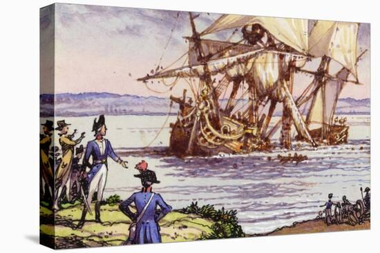 The Sinking of the Telemaque During the French Revolution-Pat Nicolle-Premier Image Canvas