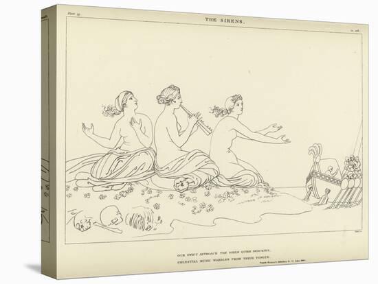 The Sirens-John Flaxman-Premier Image Canvas