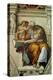 The Sistine Chapel; Ceiling Frescos after Restoration, the Creation of Adam-Michelangelo Buonarroti-Premier Image Canvas
