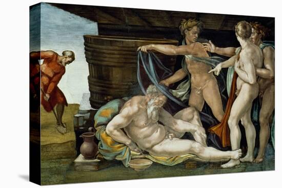The Sistine Chapel; Ceiling Frescos after Restoration-Michelangelo Buonarroti-Premier Image Canvas