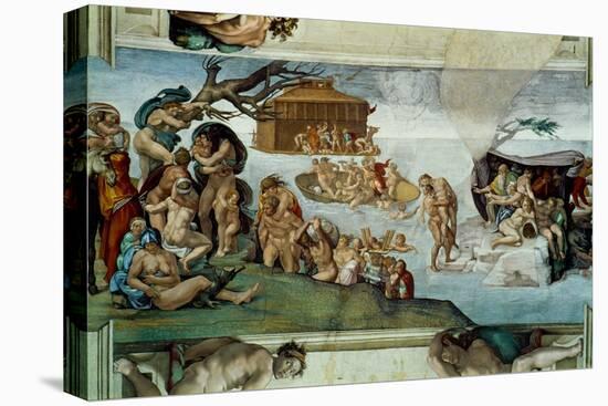 The Sistine Chapel; Ceiling Frescos after Restoration-Michelangelo Buonarroti-Premier Image Canvas
