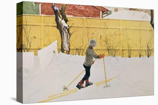 The Skier, circa 1909-Carl Larsson-Premier Image Canvas