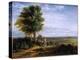 The Skylark, 1849 (Oil on Canvas)-David Cox-Premier Image Canvas