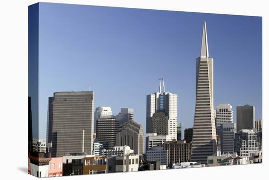 The Skyline from Telegraph Hill, San Francisco, California, USA-Susan Pease-Premier Image Canvas