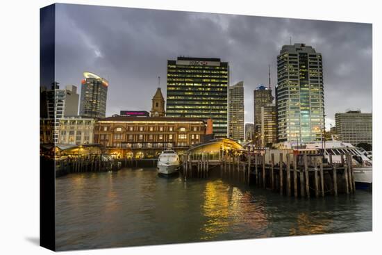 The skyline of Auckland, North Island, New Zealand, Pacific-Michael Runkel-Premier Image Canvas