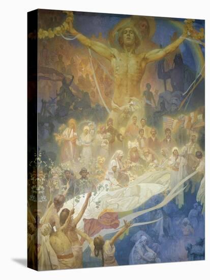 The Slav Epic: the Apotheosis of the Slavs, 1928-Alphonse Mucha-Premier Image Canvas