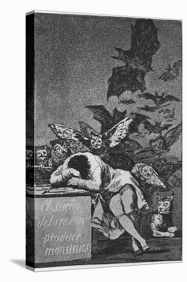 The Sleep of Reason Produces Monsters. (Capricho No 4), 1797-1798-Francisco de Goya-Premier Image Canvas