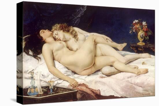 The Sleepers (Le Sommei)-Gustave Courbet-Premier Image Canvas