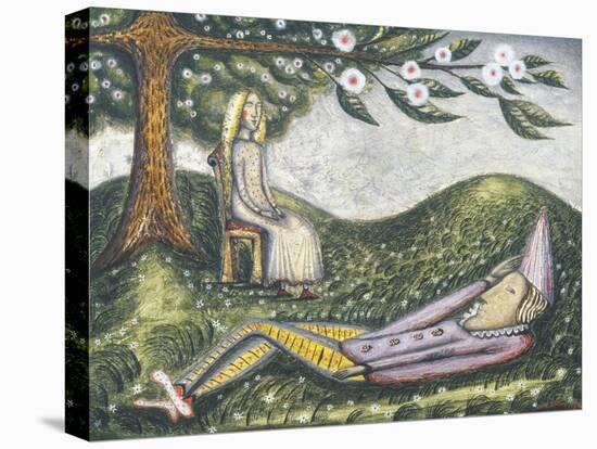 The Sleeping Fool-Cecil Collins-Premier Image Canvas