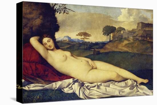 The Sleeping Venus, about 1510-Giorgio da Castelfranco, called Giorgione-Premier Image Canvas