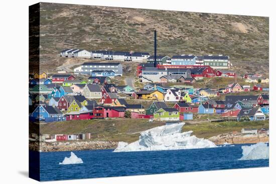 The small town Narsaq in the South of Greenland.-Martin Zwick-Premier Image Canvas