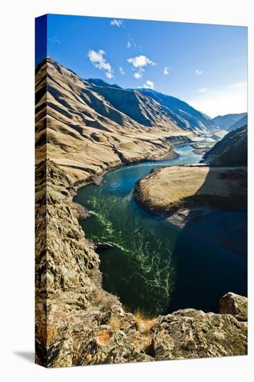 The Snake River, as Seen from Suicide Point at Hells Canyon in Idaho-Ben Herndon-Premier Image Canvas