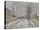 The Snow-Covered Boulevard De Pontoise at Argenteuil, 1875-Claude Monet-Premier Image Canvas