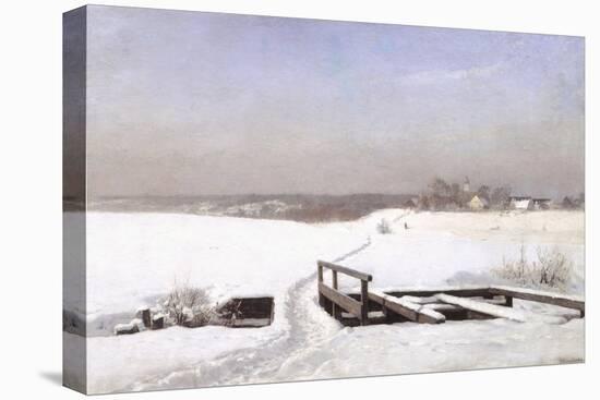 The Snow Covered Bridge-Anders Andersen-Lundby-Premier Image Canvas