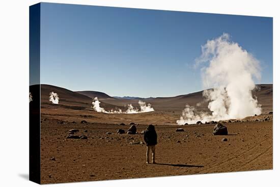 The Sol De Manana Geysers, a Geothermal Field at a Height of 5000 Metres, Bolivia, South America-James Morgan-Premier Image Canvas