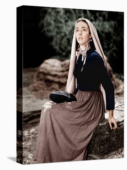 The Song of Bernadette, Jennifer Jones, 1943-null-Stretched Canvas