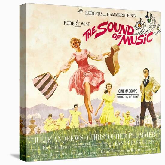The Sound of Music, from Left: Julie Andrews, Christopher Plummer, 1965-null-Stretched Canvas