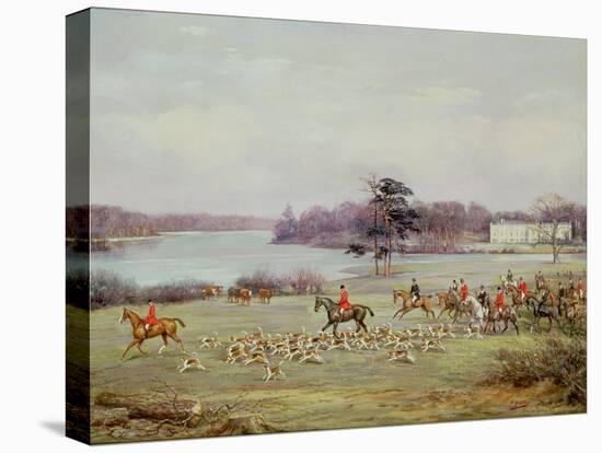 The South Cheshire Hunt in Combermere Park, 1904-Godfrey Douglas Giles-Premier Image Canvas